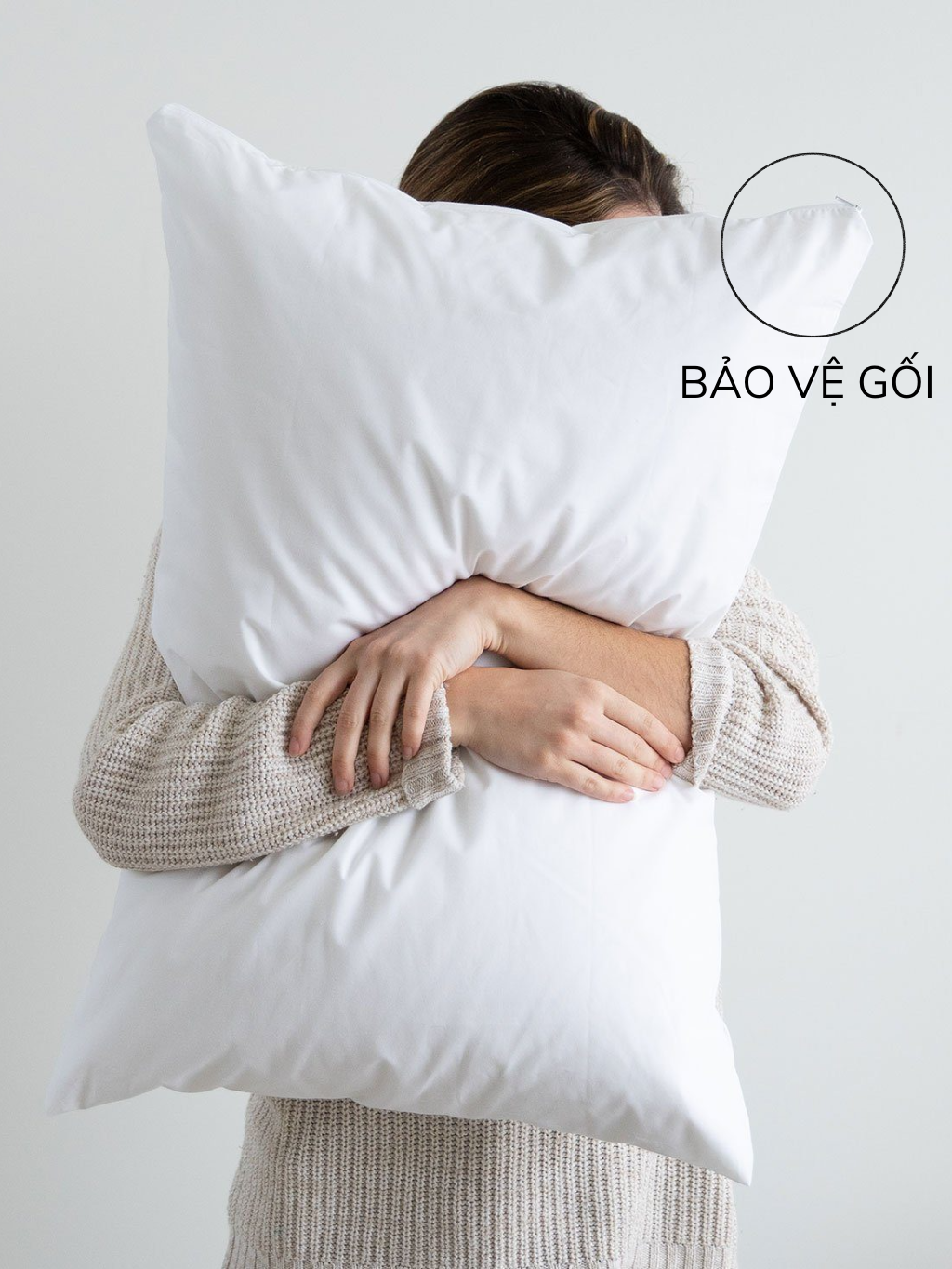 Ruột gối khách sạn Microfiber Hanvico cao cấp
