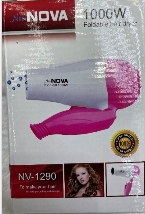 Máy Sấy Tóc Nova NV-1290 Công Suất 1000W