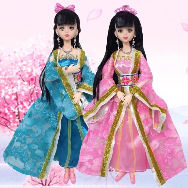 Đầm cổ trang của búp bê 30 cm - 1 cái