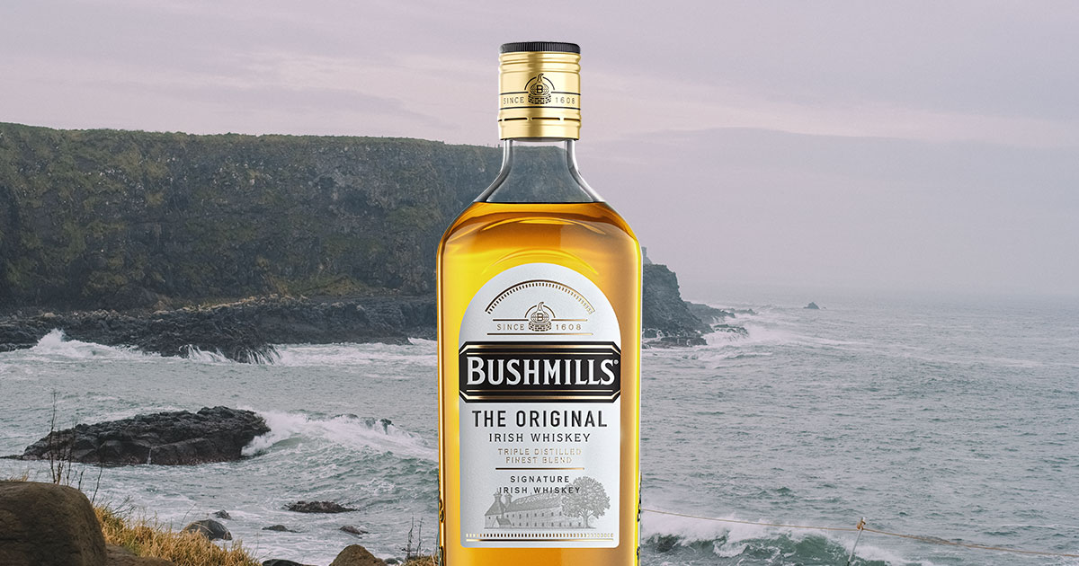 [Trên 18 tuổi] [Chính hãng] Rượu Irish Whiskey Blended Bushmills Original 40% 700ml