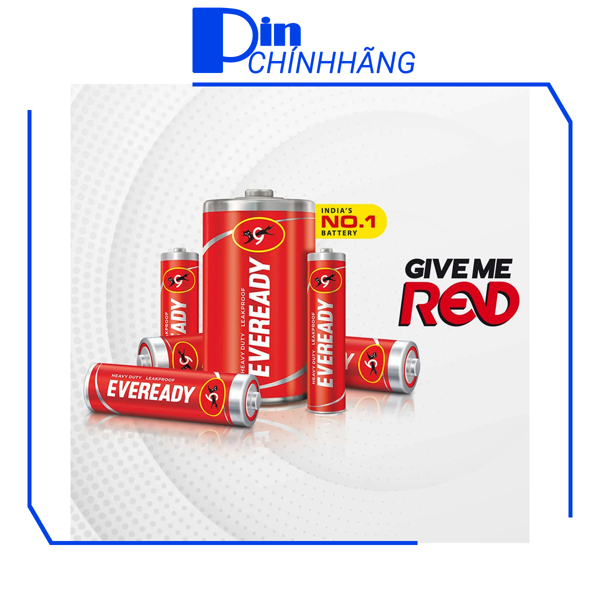 4 pin AA Eveready Heavy Duty - Pin tiểu không sạc, dung lượng tốt, giá rẻ