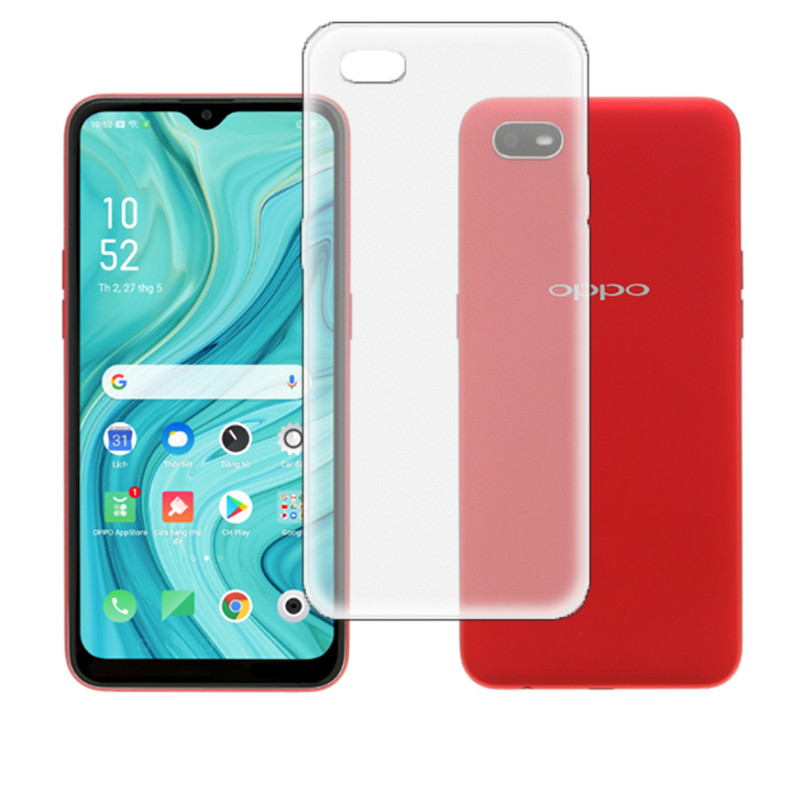 Ốp lưng dẻo silicon trong suốt Oppo A1K