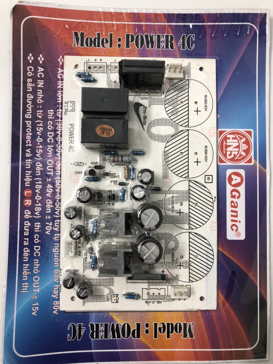MẠCH NGUỒN 4 TỤ: POWER 4C