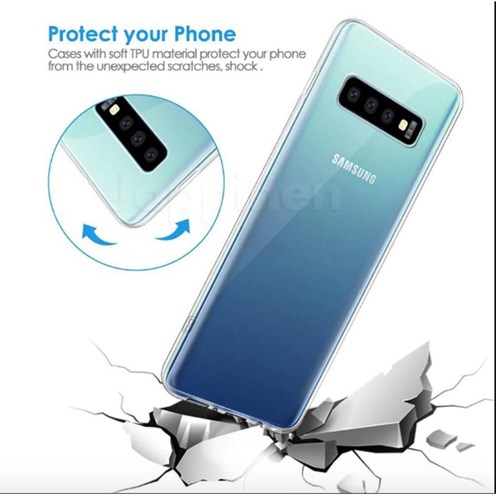 ỐP LƯNG DẺO SILICON TRONG SUỐT SAMSUNG GALAXY S10 PLUS