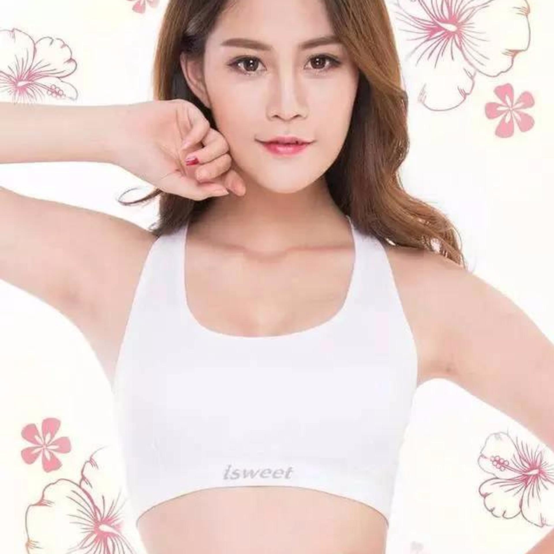 [HCM]ÁO BRA THUN DỆT ISWEET BA LỖ NGẮN