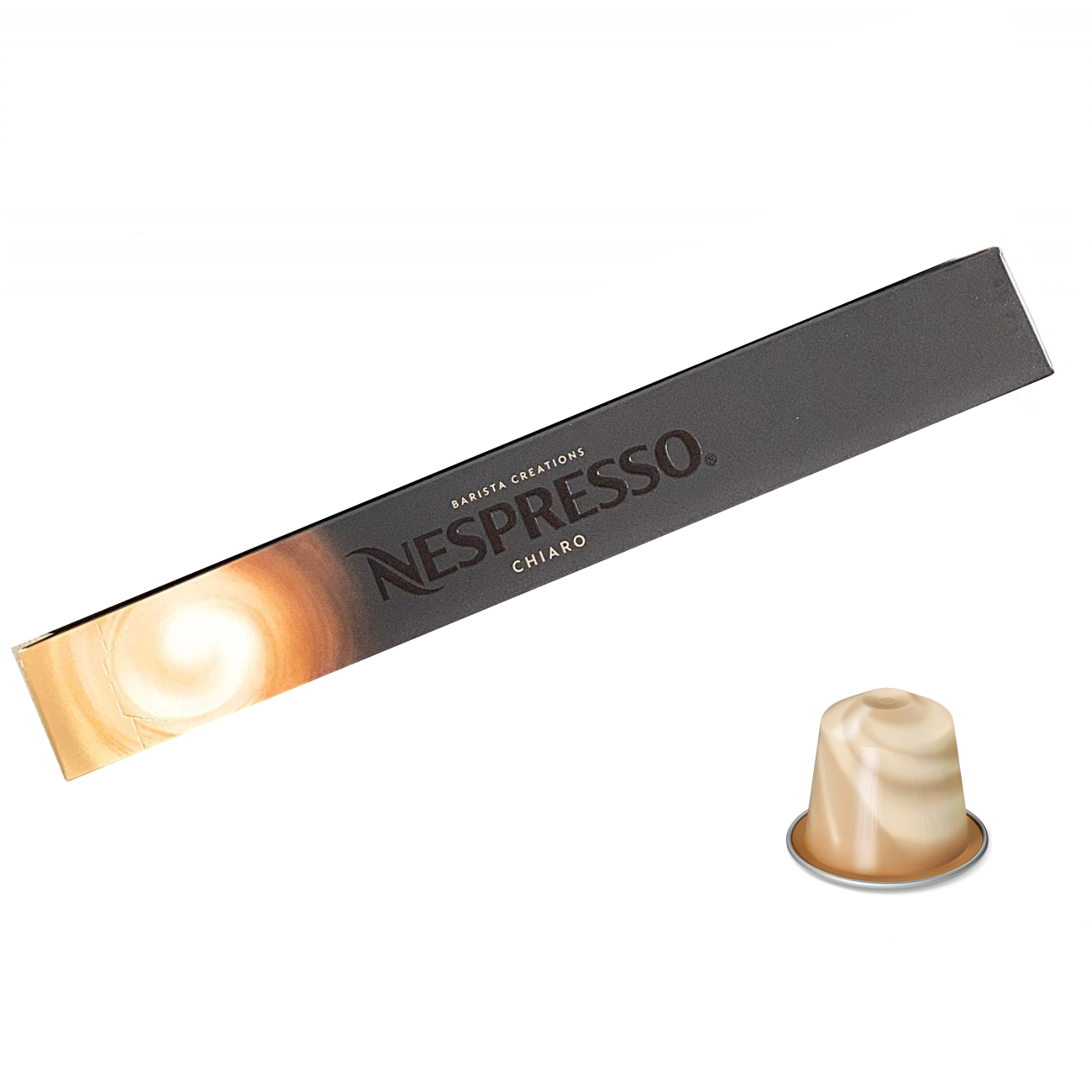 Viên nén cà phê Nespresso CHIARO (BARISTA CREATIONS - Pha cùng sữa cho những món cà phê êm ngọt)
