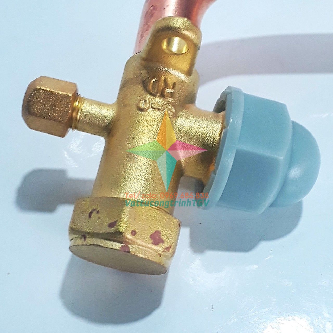 Van khóa Gas cục nóng Điều hòa D19mm