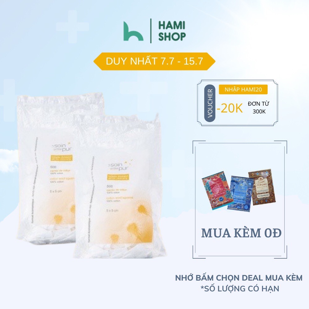 Bông tẩy trang Tetra Pháp 600 MIẾNG