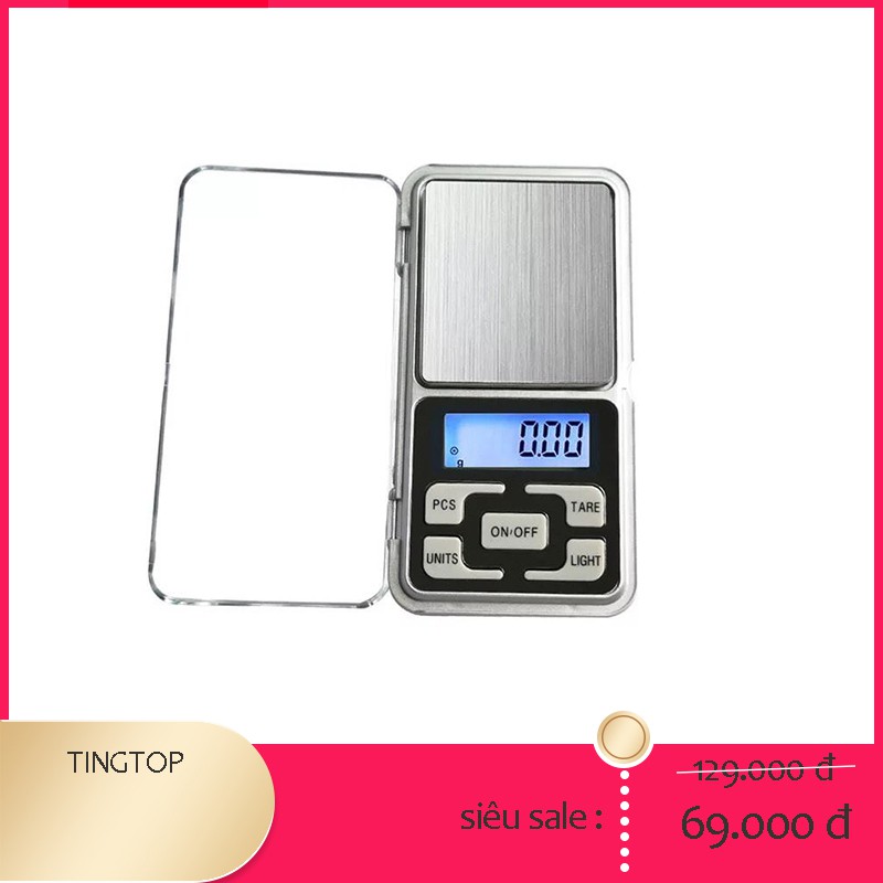 Cân điện tử mini tiểu ly bỏ túi 200g 0.01g 500g 0.1g