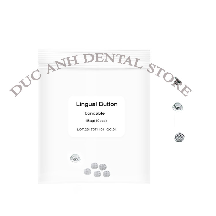 Button chỉnh nha dành cho nha sĩ, button niềng răng, 10 chiếc /1 set