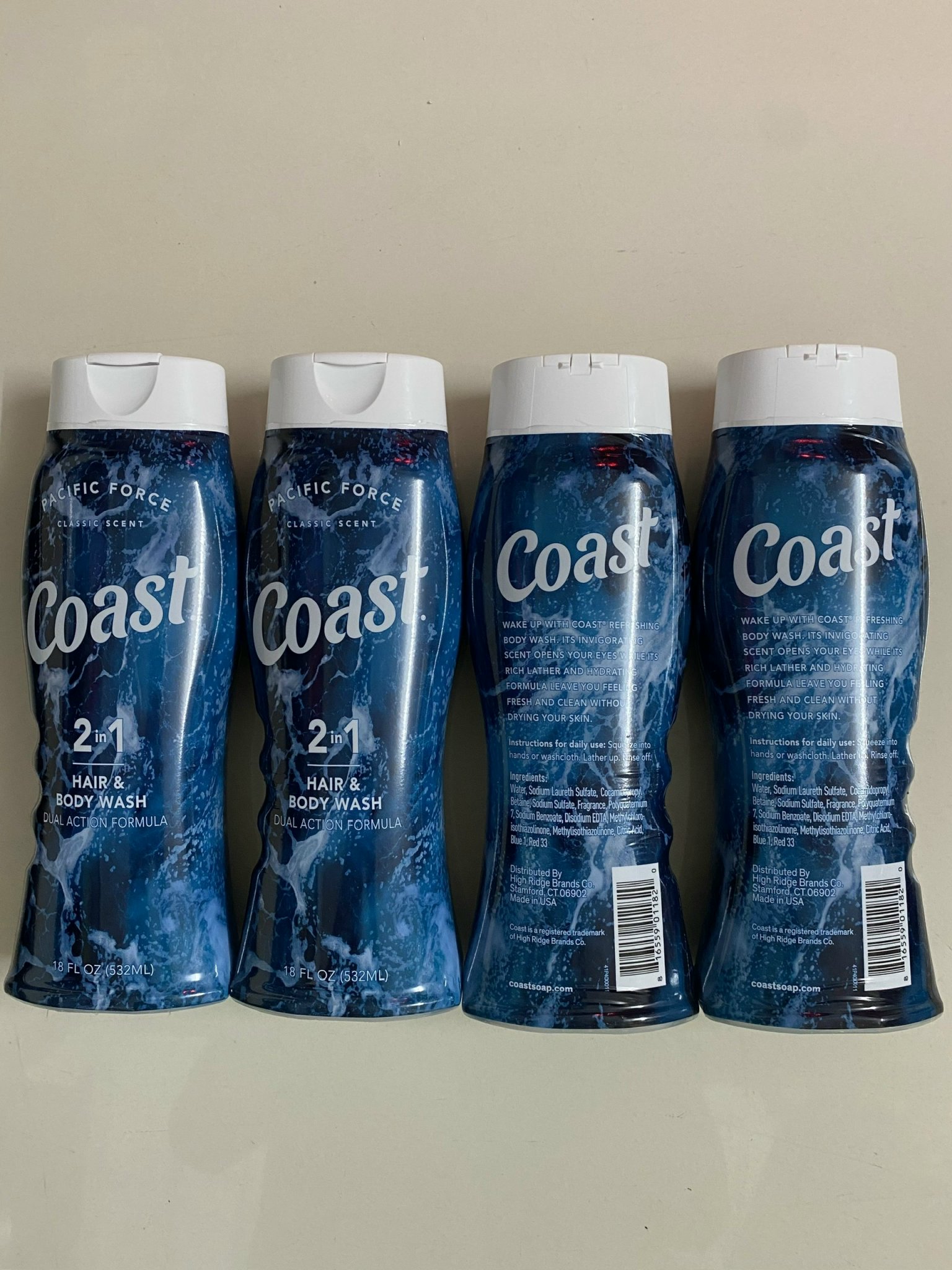 (Hàng MỸ) Sữa tắm gội Coast CLASSIC SCENT dành cho nam 532ml