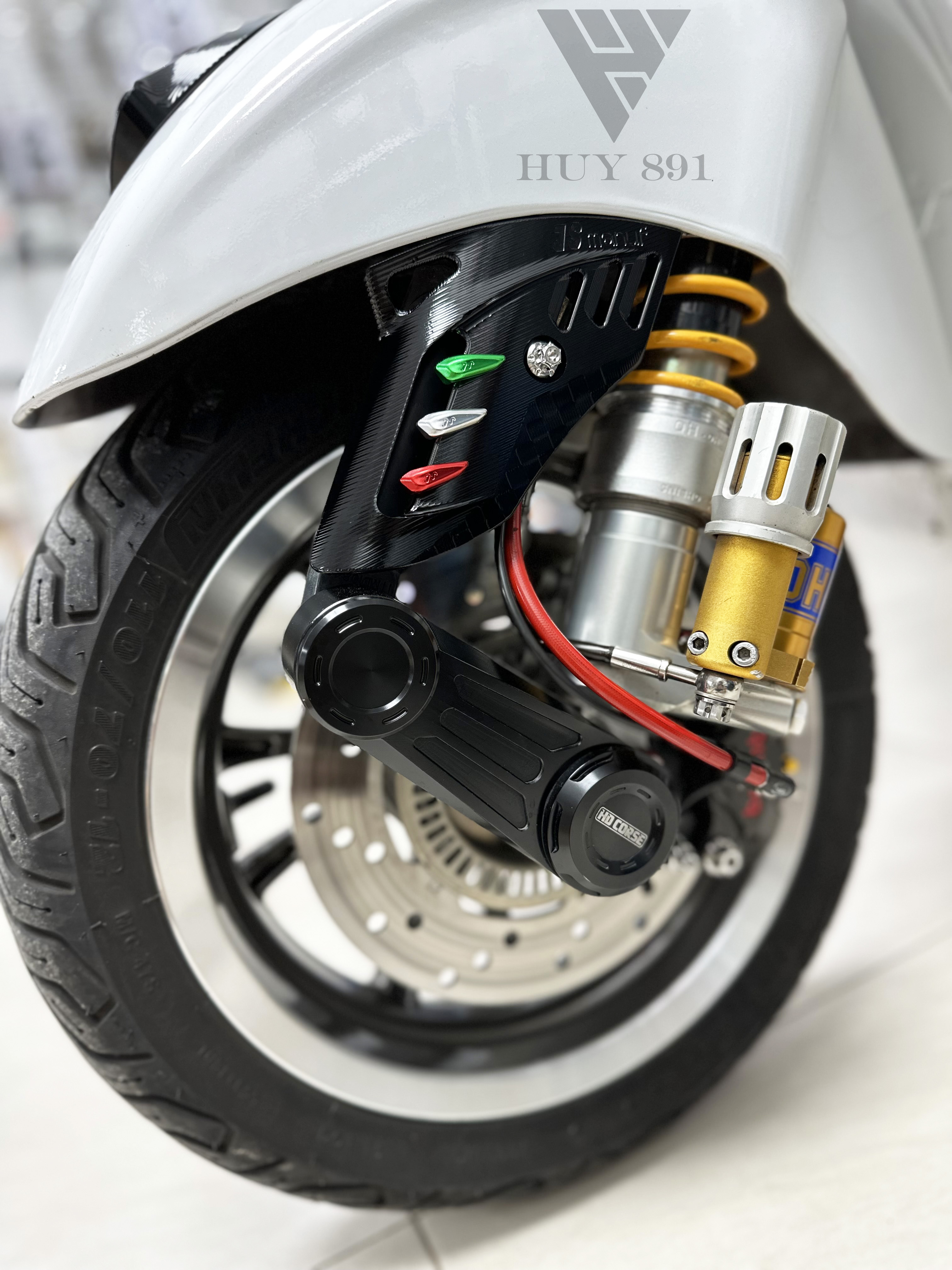 Che phuộc JS Manuf Version 2023 dành cho xe Vespa Sprint các đời