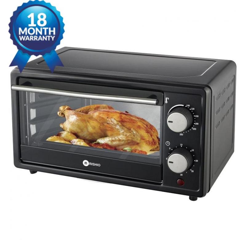 Bảng giá Lò Nướng Điện Đa Năng Mishio MK 177 Dung Tích 14 Lít Nướng Nguyên Con Gà Quay Rã Đông Có Khay Nướng và Hứng Dầu Bảo Hành 12 Tháng Chính Hãng Điện máy Pico