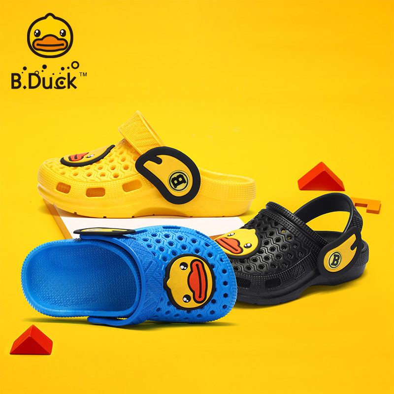 B. Duck Little Yellow Duck Children s Shoes Boys and Girls Slippers Summer