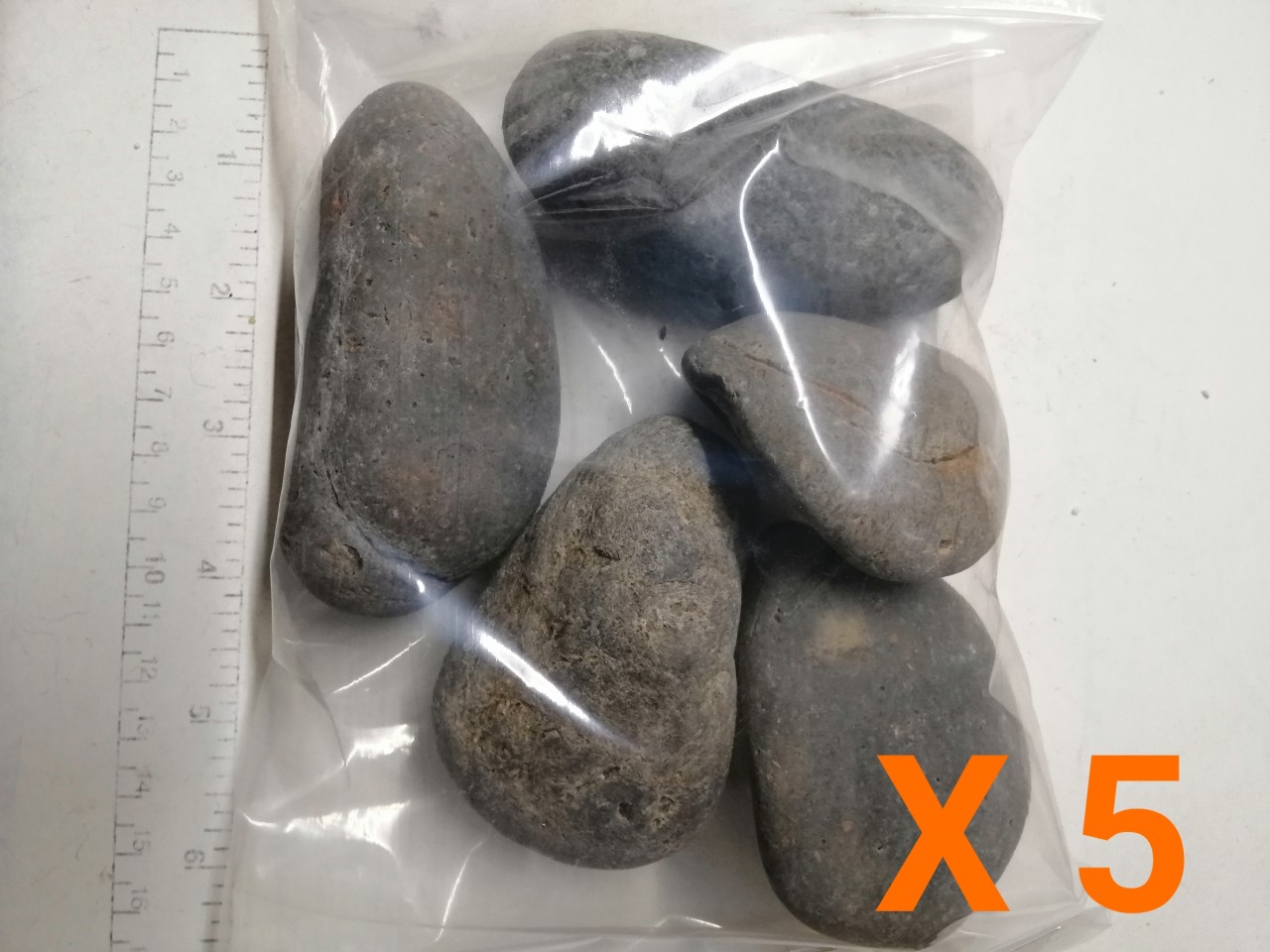 [Chọn size] 5 kg Sỏi cuội Đen Trang Trí Sân Vườn, Lót Chậu, Trang Trí Bể Cá, Trang Trí Thủy Sinh .