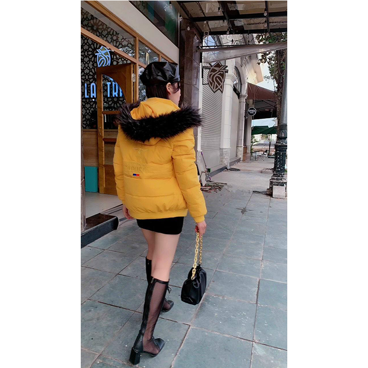 Áo Khoác Phao Nam Mũ Lông Hàng Cao Cấp