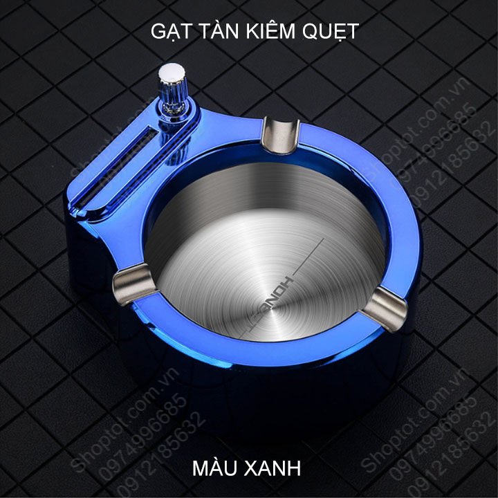 Gạt tàn quẹt thông minh 2 trong 1, đáy bằng inox