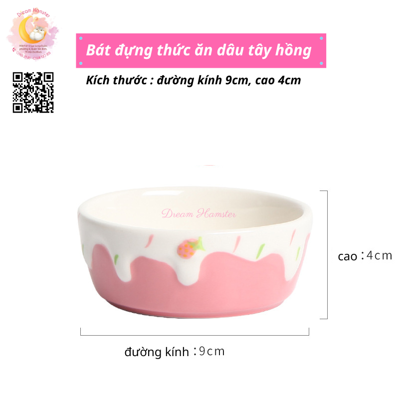 Chén ăn dâu cho Hamster