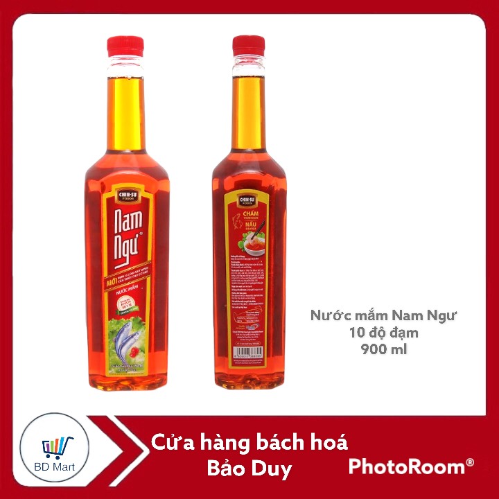 Nước mắm nam ngư 10 độ đạm chai 500/750/900ml
