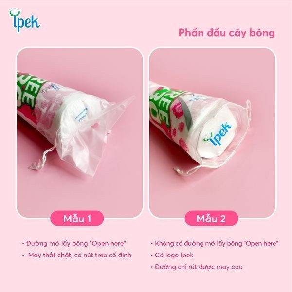 Bông tẩy trang ipek thổ nhĩ kỳ 150 miếng ( 120+30 miếng)