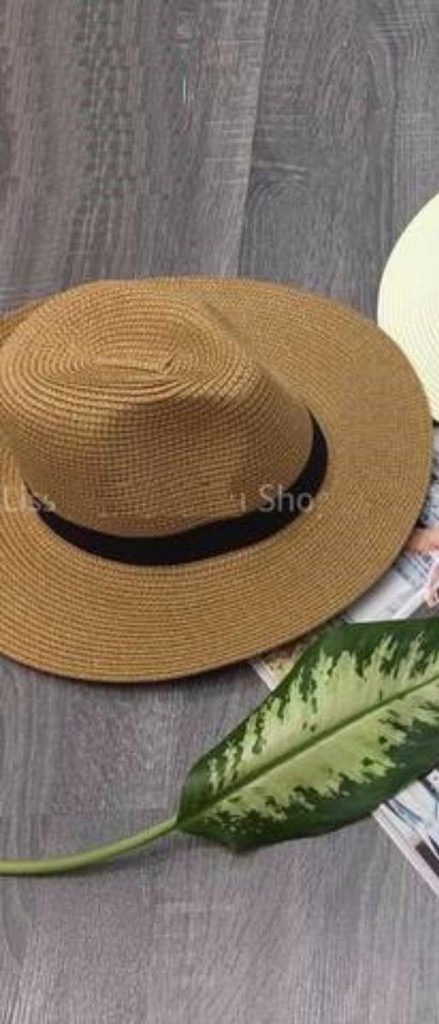 Mũ cói Panama vành to đội được cả nam cả nữ