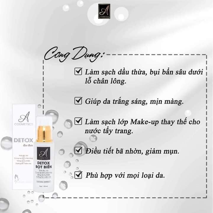 [100% Chính Hãng] detox bọt biển A cosmetics
