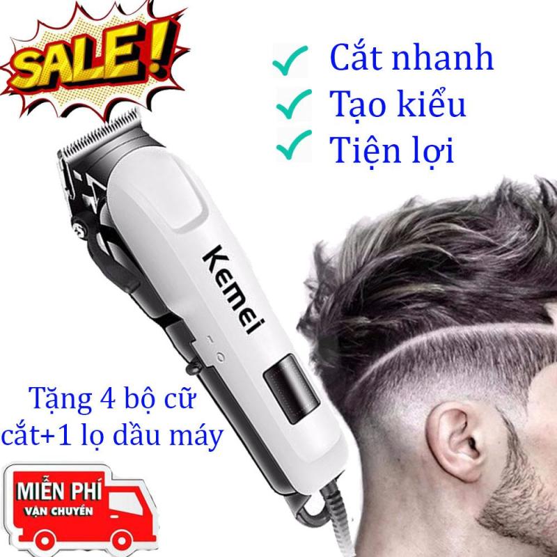 Tông đơ cắt tóc FUJI tặng kèm 9 món phụ kiện, máy cắt tóc nam hoạt động êm  ái, không gây tiếng ồn MCT01 | Lazada.vn