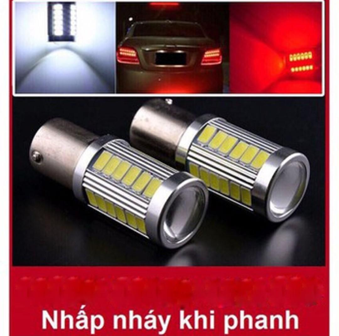 ĐÈN HẬU LED STOP CHỚP NHÁY CỰC ĐẸP CHO XE MÁY + Ô TÔ , ĐÈN SYOP CHỚP NHÁY HẬU XE MÁY 45 TIM LED