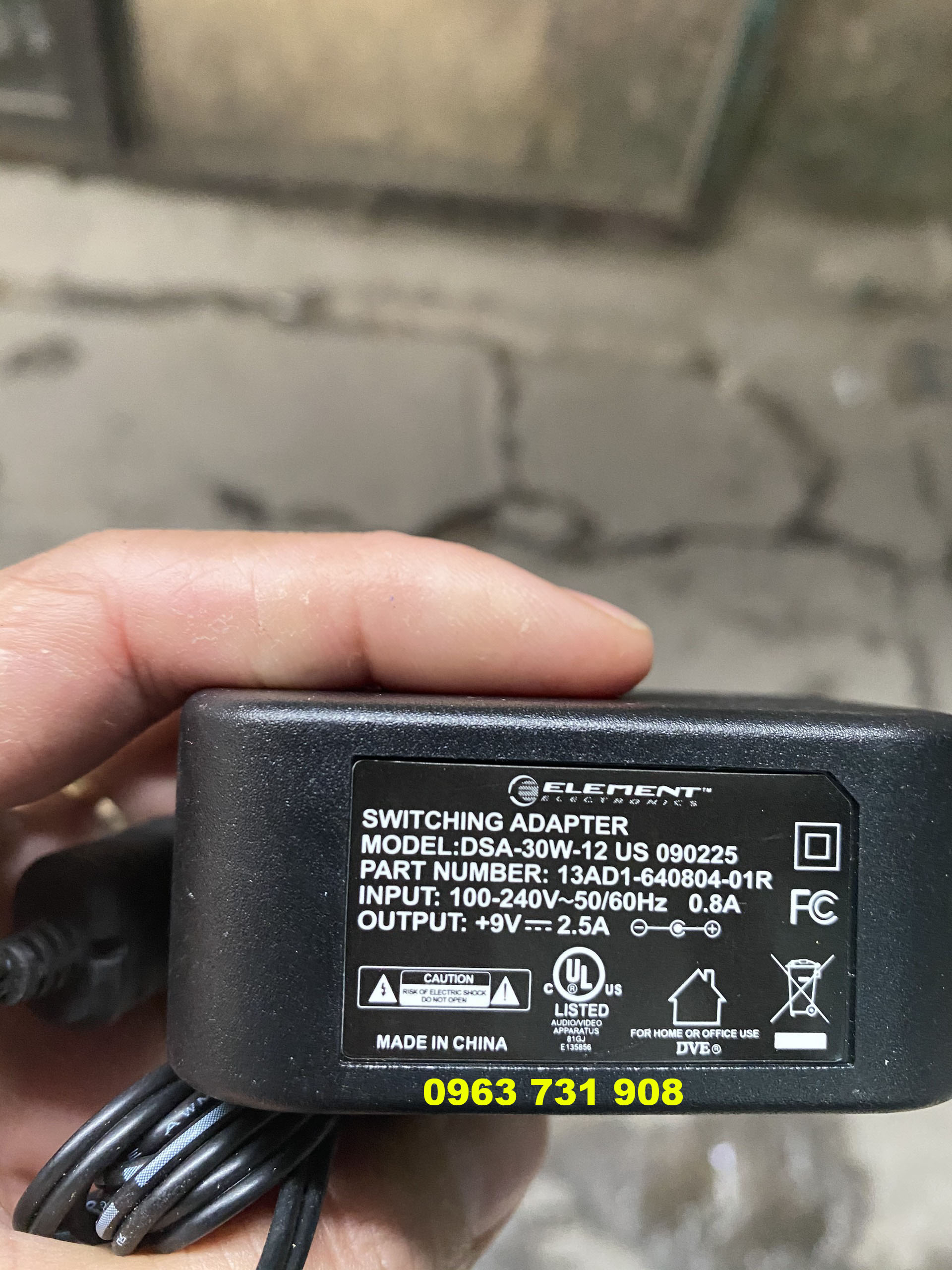 Dây sạc loa DC 9V loại bền