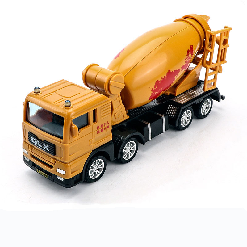 Xe đồ chơi mô hình, xe trộn bê tông cho bé chất liệu nhựa an toàn, kích thước lớn, TẶNG kèm 1 xe ô tô mini đồ chơi xinh xắn, đáng yêu giúp bé chơi vui vẻ và phát triển tư duy cho bé