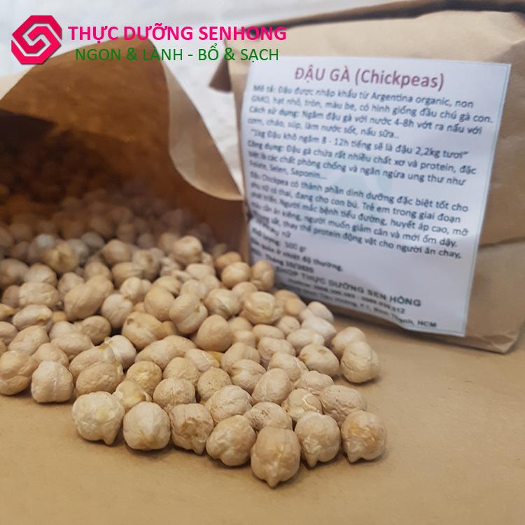 Đậu gà Argentina  Chickpeas - 500gr - hạt lớn size 9mm