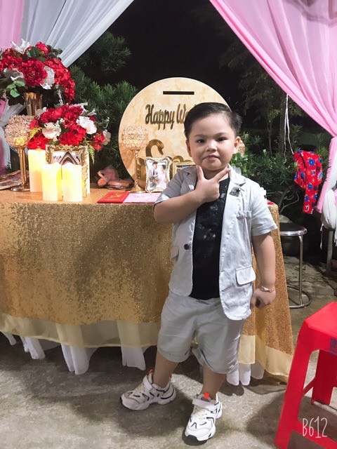BỘ VEST CHO BÉ TRAI (sản phẩm mẫu không bán)