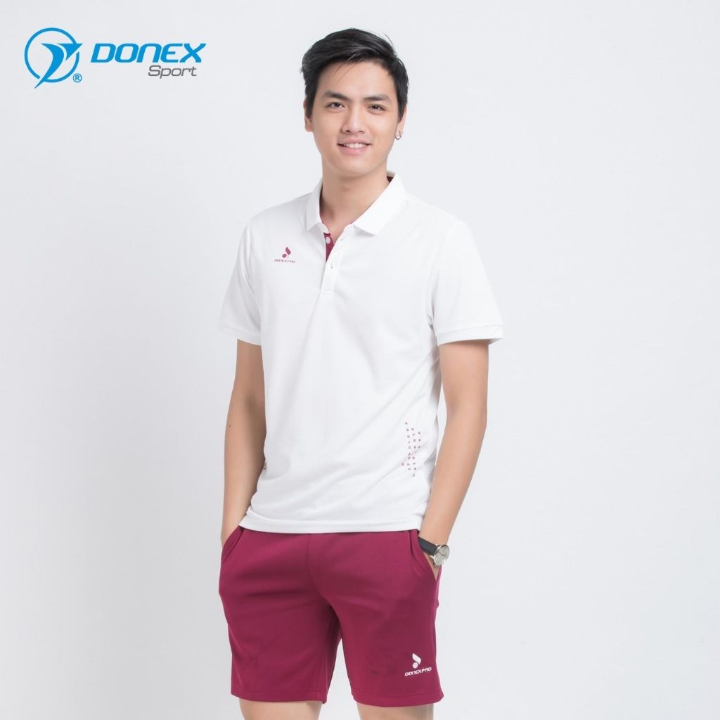 Áo thể thao nam có cổ donexpro thiết kế đơn giản nhưng trẻ trung, thanh lịch chất thun mềm mịn, thoáng khí tốt mc-8968