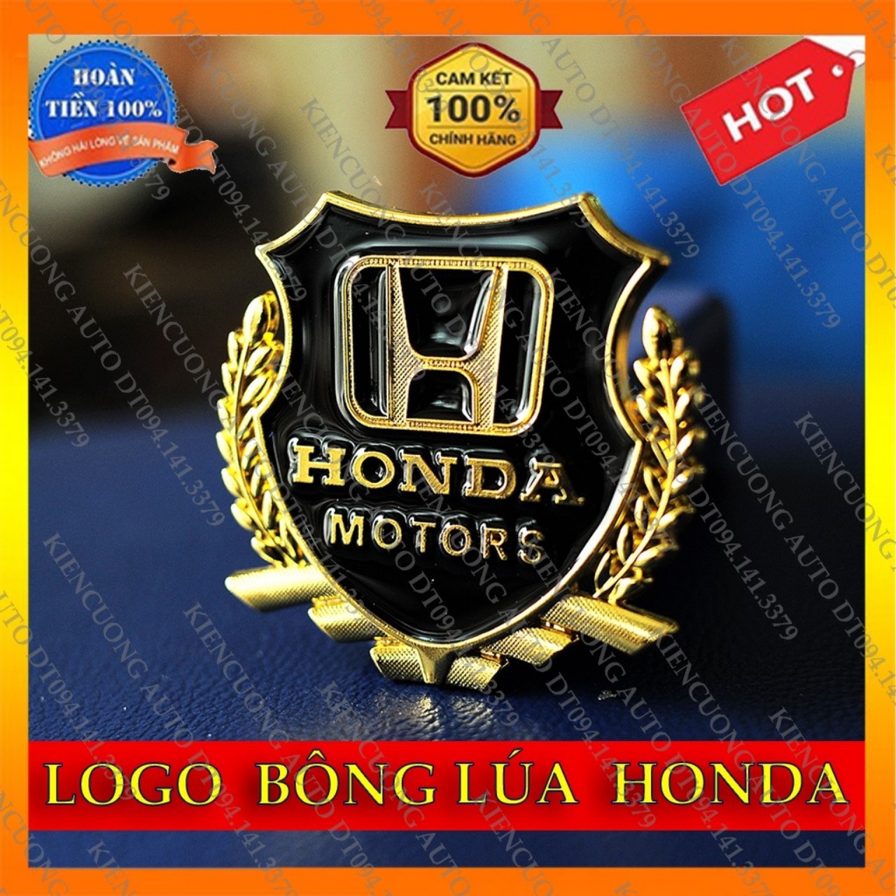 Bộ 2 logo bông lúa Honda