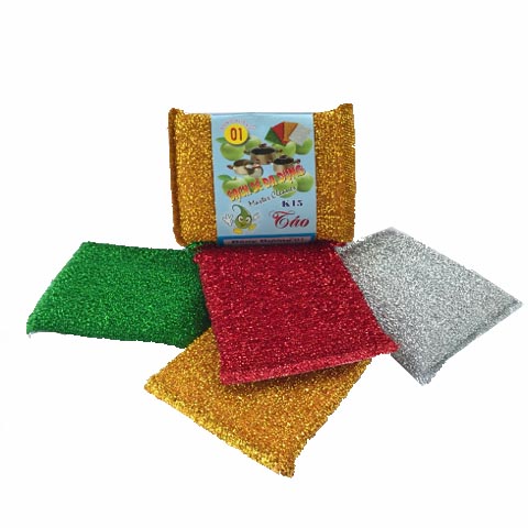 Gói 4 Miếng rửa chén kim tuyến tiện dụng