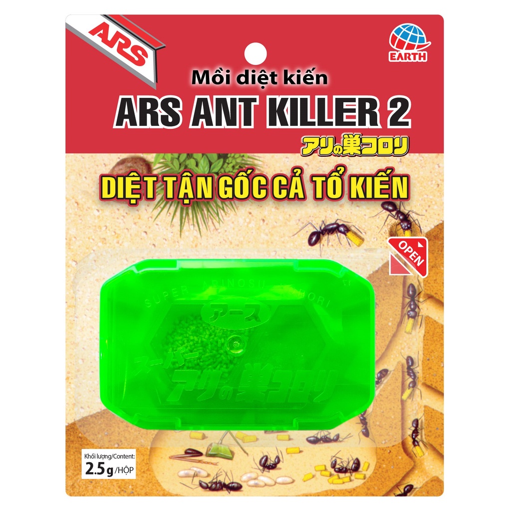 Mồi Diệt Kiến ARS Ant Killer 2 Diệt kiến tận gốc bẫy dẫn dụ kiến hàng nhập