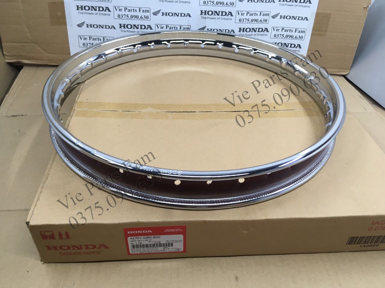 Niềng xe DREAM WAVE. Vành, hàng din Honda mới 100%