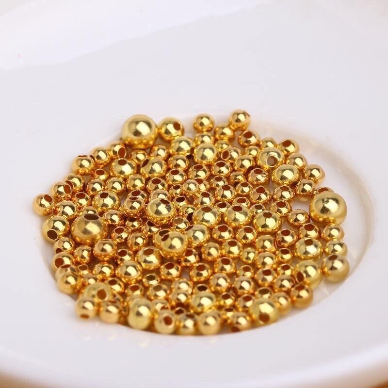 [S925] Charm bi bạc mạ vàng 2-3-4mm - MH820
