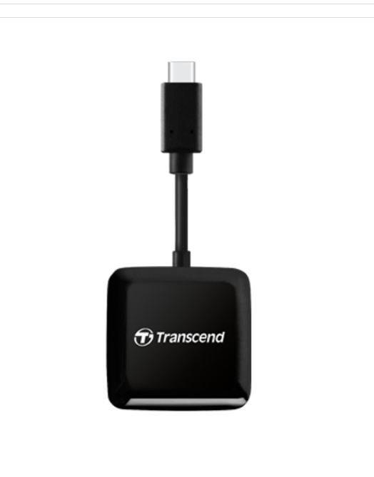 Đầu đọc thẻ nhớ SD/microSD chuẩn USB TypeC Transcend TS-RDC3 Chính Hãng