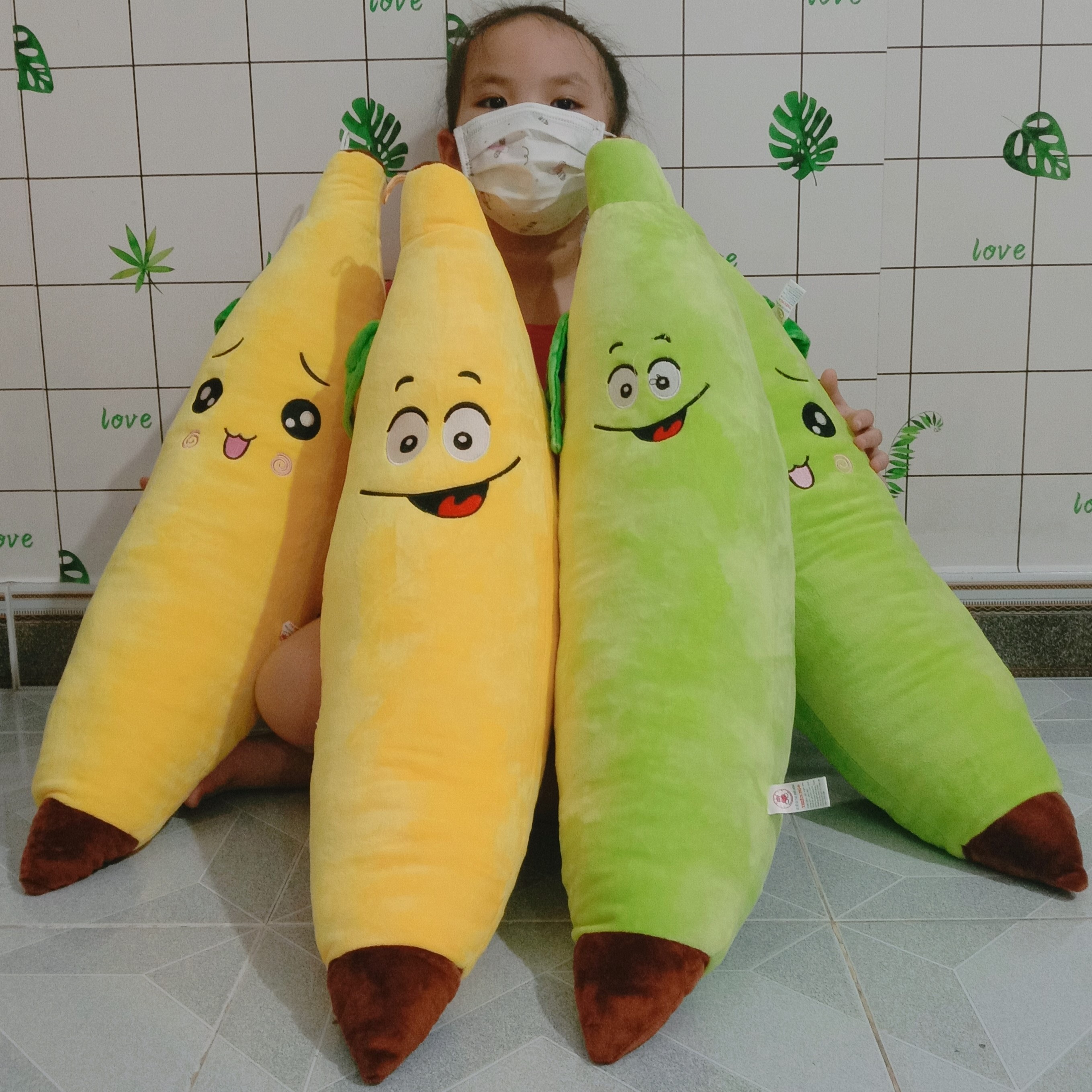 GỐI ÔM TRÁI CHUỐI CHO BÉ MỀM MỊN CAO CẤP