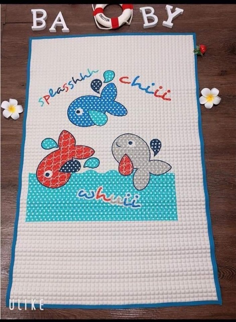 Chiếu Điều Hoà Cao Su Non Cho Bé 90X60 Cm