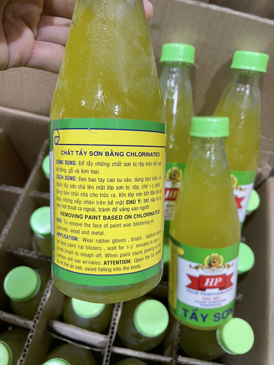 Dung dịch tẩy sơn đậm đặc[chai 350ml]