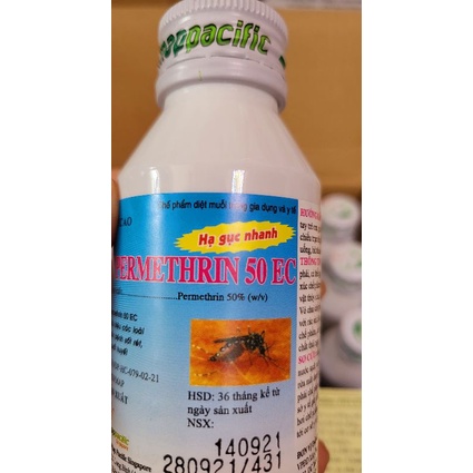 Thuốc diệt muỗi Map Permethrin 50EC 100ml xuất xứ Anh Quốc