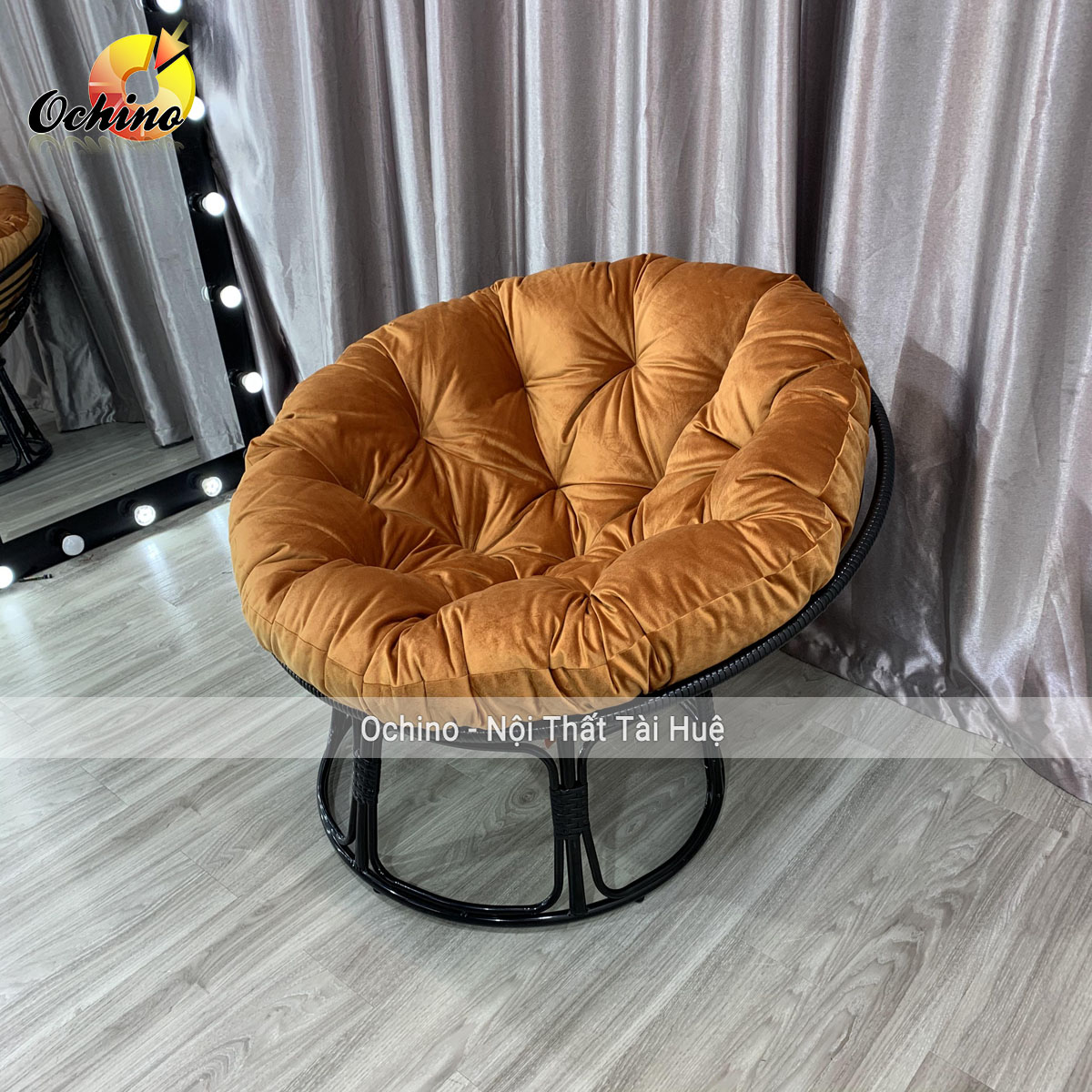 Ghế lười thư giãn papasan mây trang trí phòng ngủ cho bé, phòng khách, đọc sách, ghế decor ban công nằm thư giãn