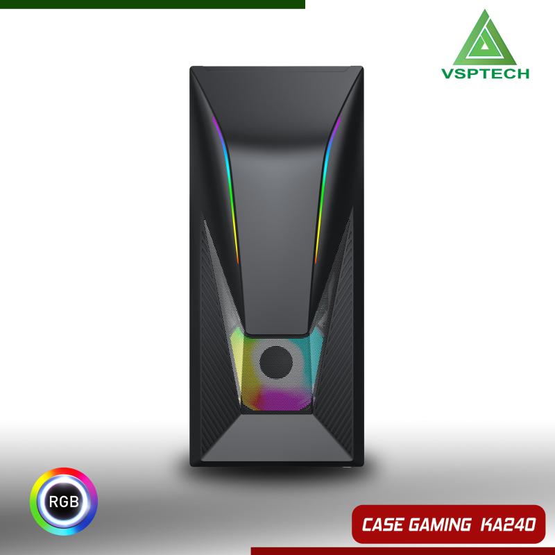 Bảng giá Case VSPTECH Gaming KA240 - Thiết kế sang trọng- Hỗ trợ LED RGB Phong Vũ