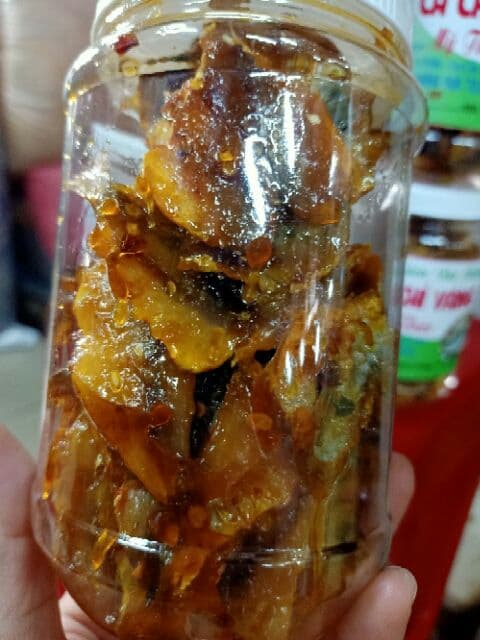 Hộp 500gr cá chỉ vàng rim ăn liền đặc sản đà nẵng