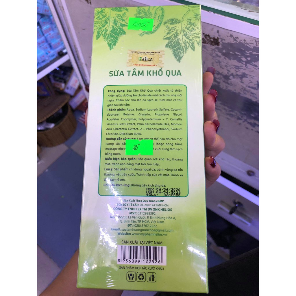 Sữa Tắm Khổ Qua Talee 500Ml (Dạng Chai)