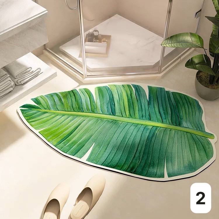 [FREESHIP ❤️] Thảm Silicon Thấm Hút Nước, Bay Hơi Nước Nhanh Chóng, Không Nấm Mốc, Bề Mặt Chống Trơn Trượt ADU79