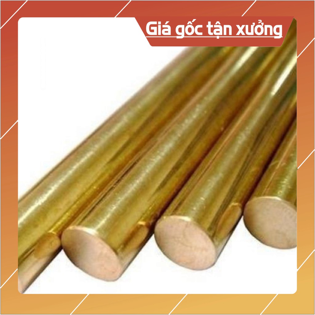 Đồng Thau Tròn ( Láp Đồng Thau) Vàng 5 Kích Thước