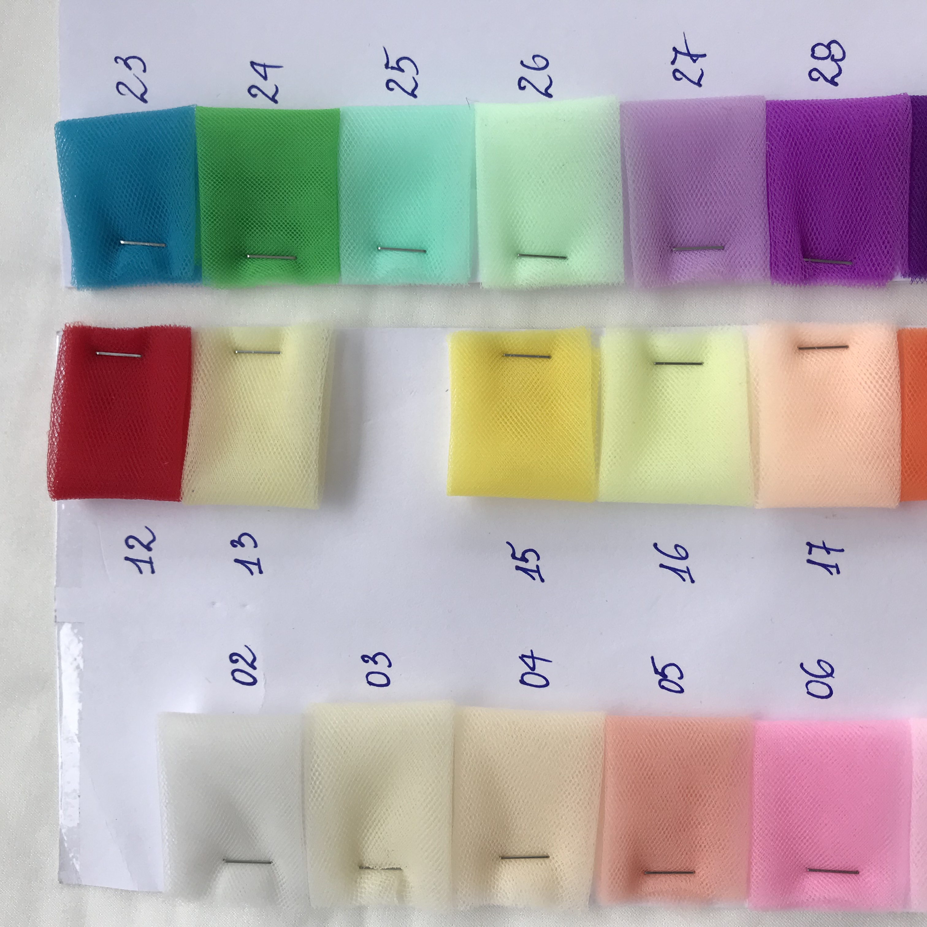 Combo 10m/màu voan lưới các loại